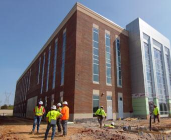The expansion of the Nashville State Community College campus on Wilma Rudolph Boulevard in September 2025. (NSCC, contributed)