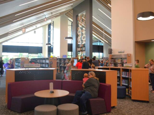 Grand opening of the North Branch Library in Clarksville, Sept. 13, 2025 (Daynnah Carmona)