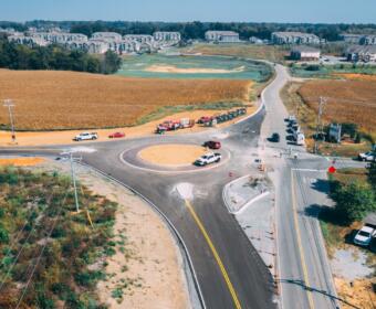 Dunlop Lane and Rollow Lane on Sept. 12, 2025. (Montgomery County Highway Department, contributed)