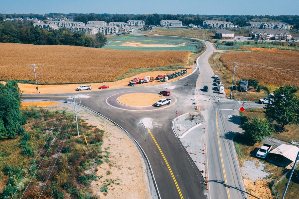 Dunlop Lane and Rollow Lane on Sept. 12, 2025. (Montgomery County Highway Department, contributed)