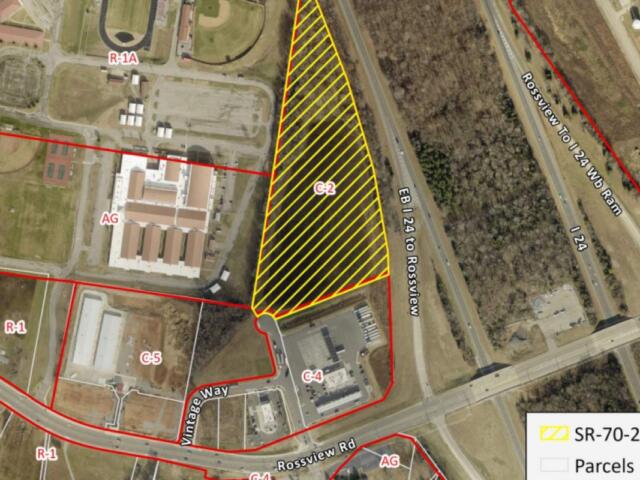 The Vintage Clarksville neighborhood, planned behind Rossview High School. (RPC, contributed)