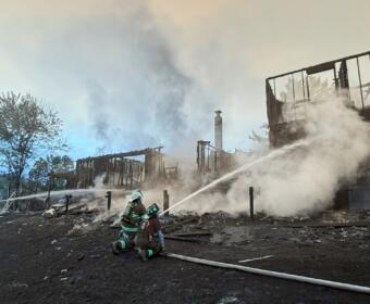 House fire in Woodlawn on Sept. 12, 2025. (Montgomery County Fire Service, contributed)