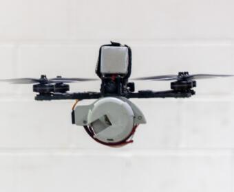 The Attritable Battlefield Enabler 1.01 (ABE), unveiled by the 101st Airborne Division. (U.S. Army photo)