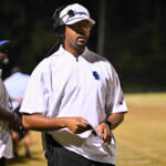 Clarksville Academy head football coach Steadman Bell at a game against Donelson Christian on Oct. 10, 2025. (JHR Photography)