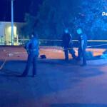 Police respond to a shooting near Main Street and University Avenue on Oct. 1, 2025. (Dash 10 Media)