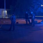 Police respond to a shooting near Main Street and University Avenue on Oct. 1, 2025. (Dash 10 Media)