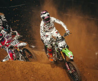 AMA Partzilla Arenacross at F&M Bank Arena on October 17, 2025. (Wesley Irvin)