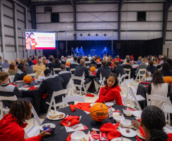 APSU Tipoff Fundraiser at Millan Aviation Hangar at the Clarksville Regional Airport on October 23, 2025. (Wesley Irvin)