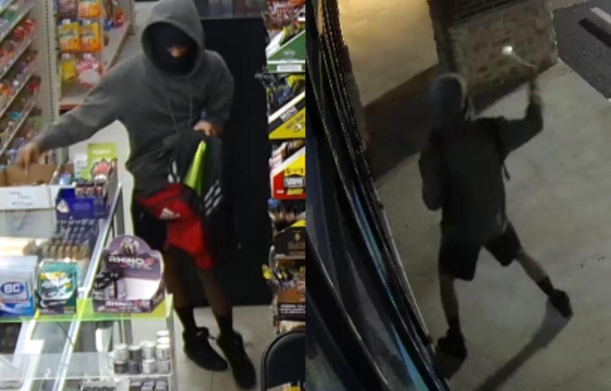A burglary at Tobacco and Brew on Dunlop Lane on Oct. 1, 2025. (Contributed, Clarksville Police Department)
