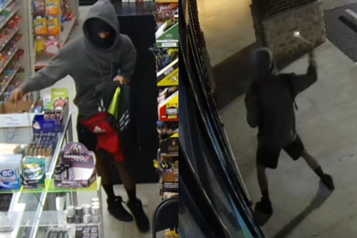 A burglary at Tobacco and Brew on Dunlop Lane on Oct. 1, 2025. (Contributed, Clarksville Police Department)