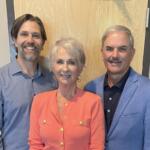 From the left, Cliff Syner, Mary Durrett and Charlie Koon.