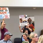 The CMCSS school board rejected a resolution that would oppose a bill allowing schools to deny enrollment to illegal immigrant children on Tuesday, Oct. 21, 2025. (Jordan Renfro)