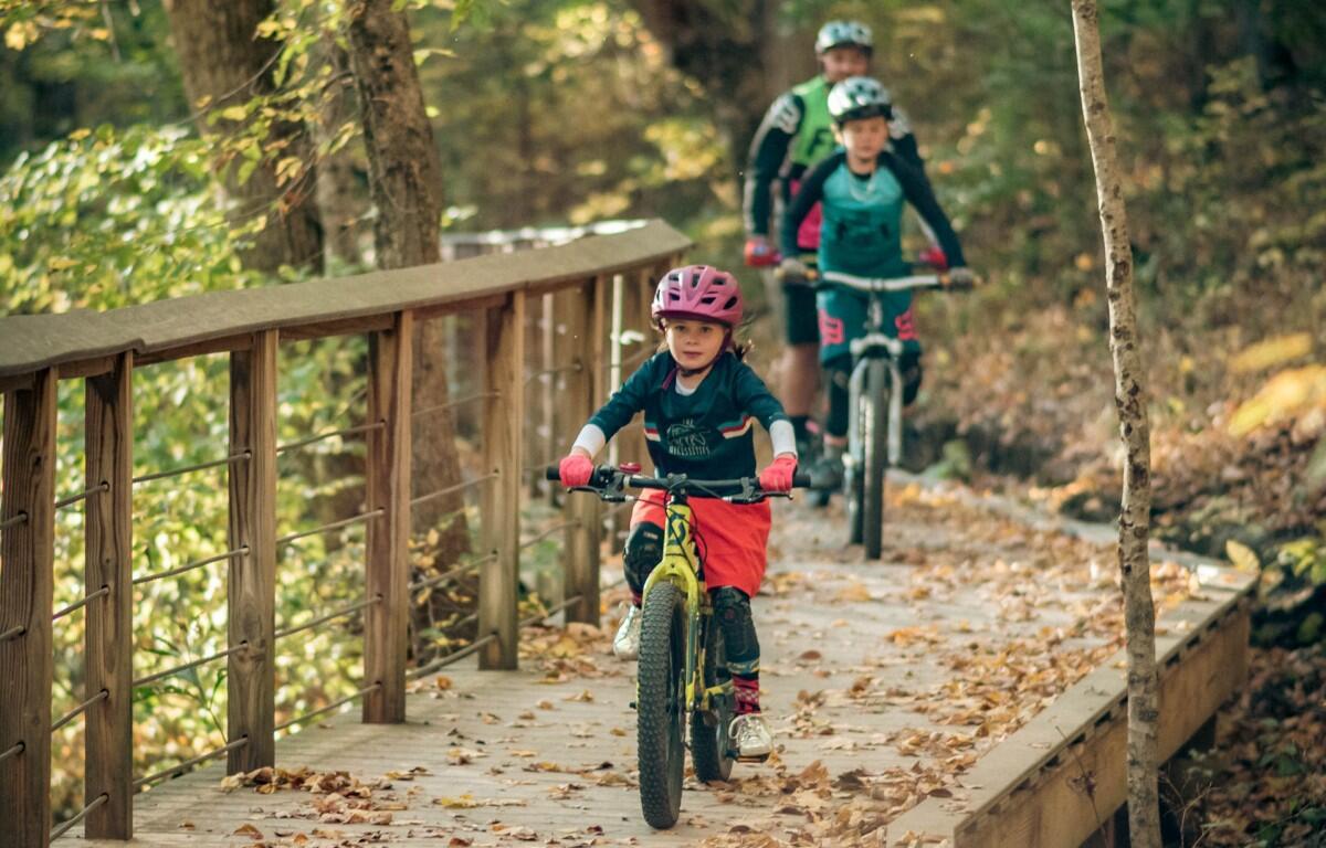 Biking trails at Rotary Park. (Jon Duncan, Visit Clarksville, contributed)