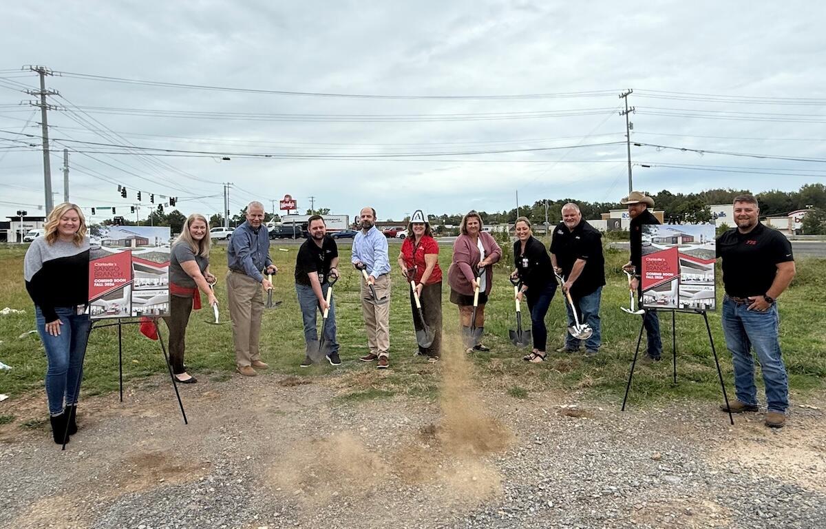 Altra Federal Credit Union groundbreaking with Mayor Joe Pitts on Oct. 6, 2025. (Contributed by Tina Parker)