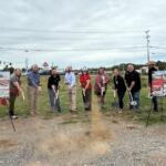 Altra Federal Credit Union groundbreaking with Mayor Joe Pitts on Oct. 6, 2025. (Contributed by Tina Parker)