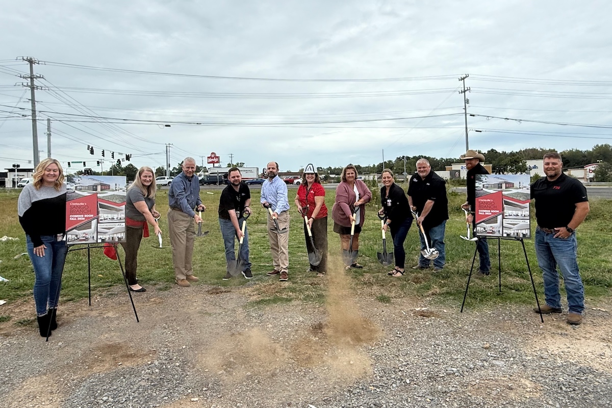 Altra Federal Credit Union groundbreaking with Mayor Joe Pitts on Oct. 6, 2025. (Contributed by Tina Parker)