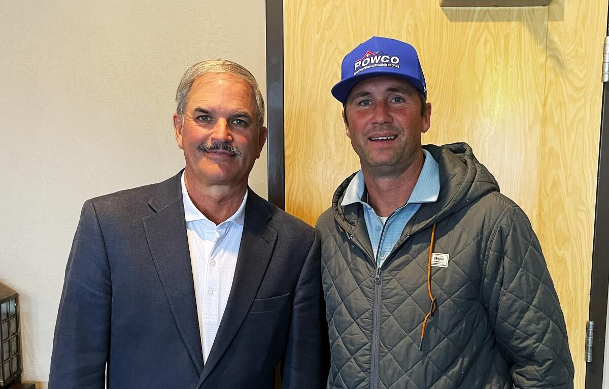 Charlie Koon, left, and Cory Rasch