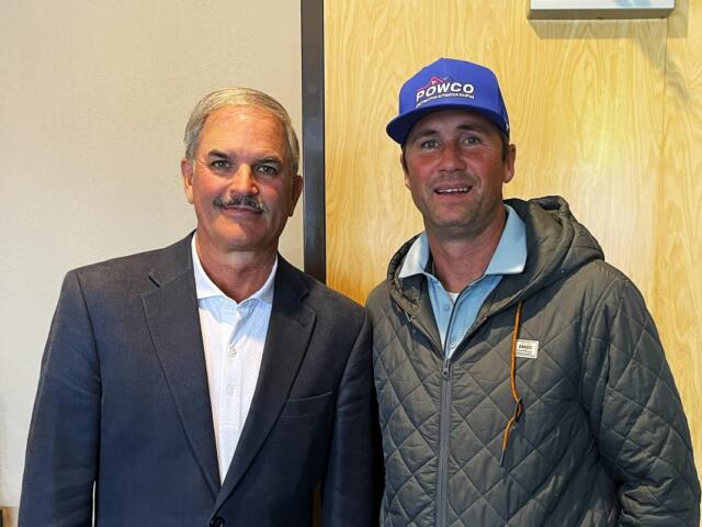 Charlie Koon, left, and Cory Rasch