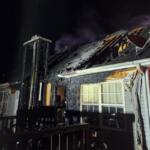 A house on Fossil Drive caught fire on Oct. 21, 2025. (Clarksville Fire Rescue, contributed)