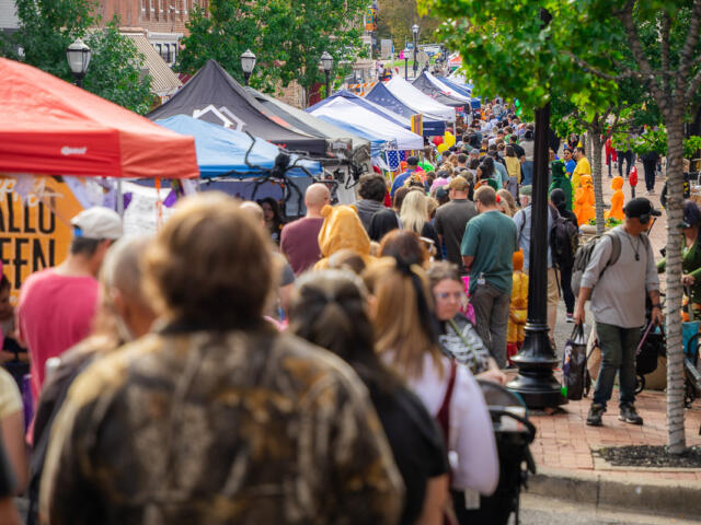 Fright on Franklin in Downtown Clarksville on October 25, 2025. (Wesley Irvin)