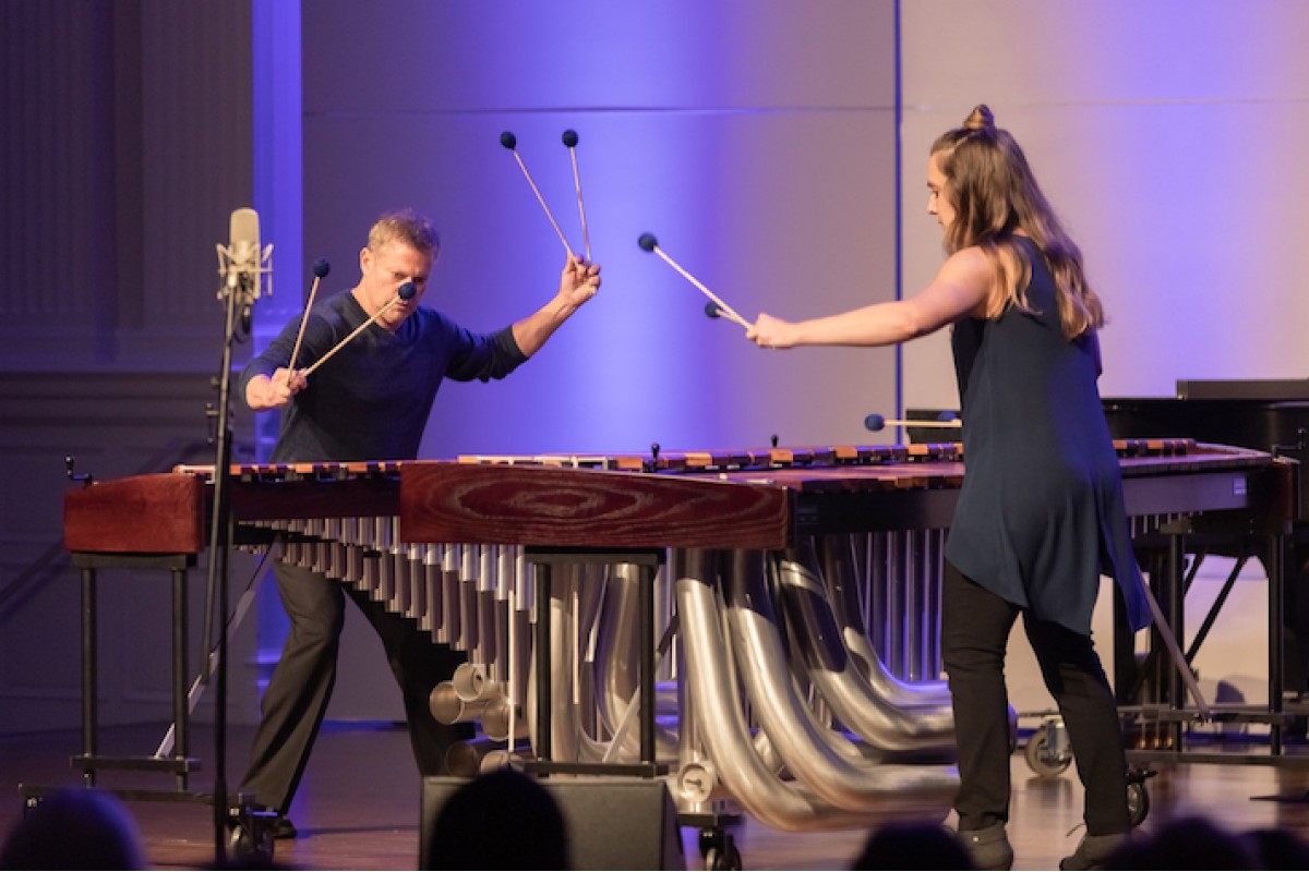 Harnsberger/Jones Duo to perform free marimba concert at Austin Peay State University
