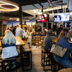 The watch party for Matt Van Epps at La Trattoria de Cat in Shelby's Trio on Oct. 7, 2025. (Wesley Irvin)