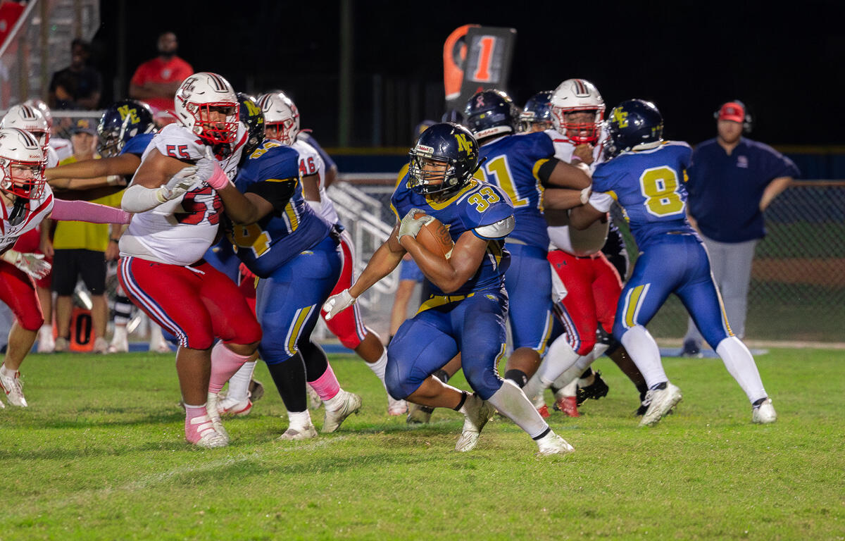 Northeast Eagles Fall to Henry County Patriots on October 3, 2025. (Wesley Irvin)