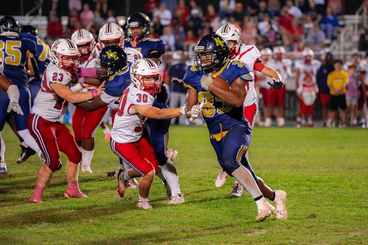 Northeast Eagles Fall to Henry County Patriots on October 3, 2025. (Wesley Irvin)