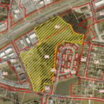 The planned Sprouts location off Highway 76/Martin Luther King Jr. Parkway, on Fire Station Road. (CMC Planning Commission, contributed)