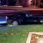 A vehicle fleeing from Tennessee Highway Patrol crashed with three other vehicles on Tiny Town Road on Oct. 19, 2025. (Dash 10 Media)