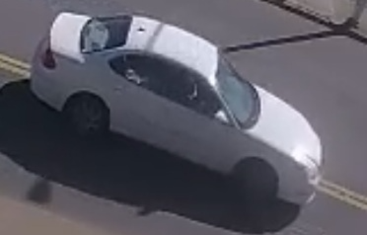 A car involved in a motorcycle wreck on Oct. 22, 2025. (CPD, contributed)