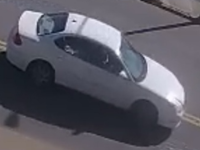 A car involved in a motorcycle wreck on Oct. 22, 2025. (CPD, contributed)