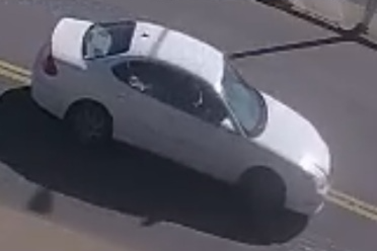 A car involved in a motorcycle wreck on Oct. 22, 2025. (CPD, contributed)