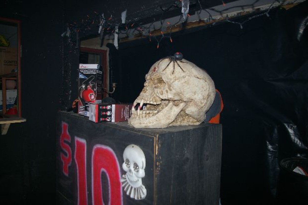 The Bikers Who Scare Haunted House for Halloween 2012. (Clarksville Now archives)