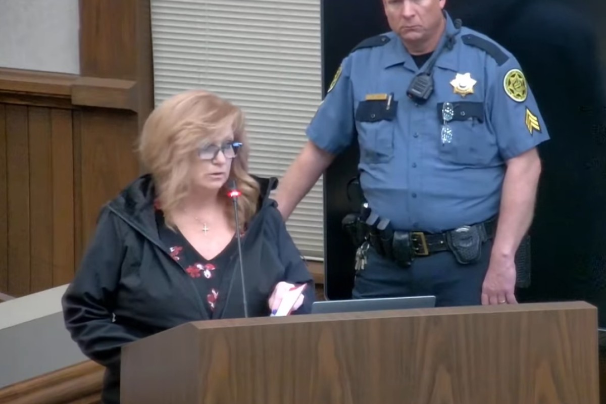 Teresa Crosslin addresses the Montgomery County Commission on Nov. 3, 2025. (Montgomery County Government, contributed)