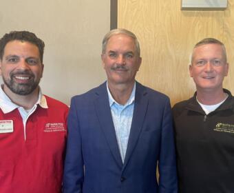 From the left, Edgar Maldonado, Charlie Koon and Walt Lord.