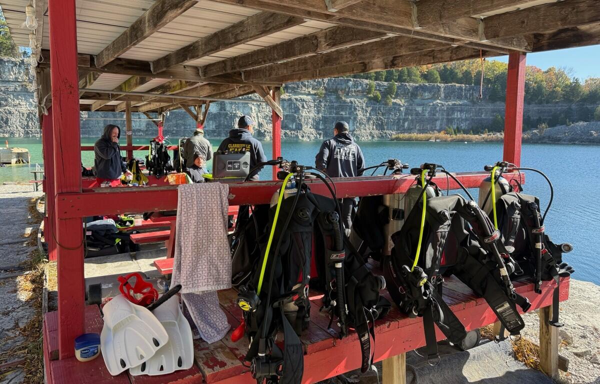 Clarksville Fire Rescue members train to be part of the new dive team. (CFR, contributed)