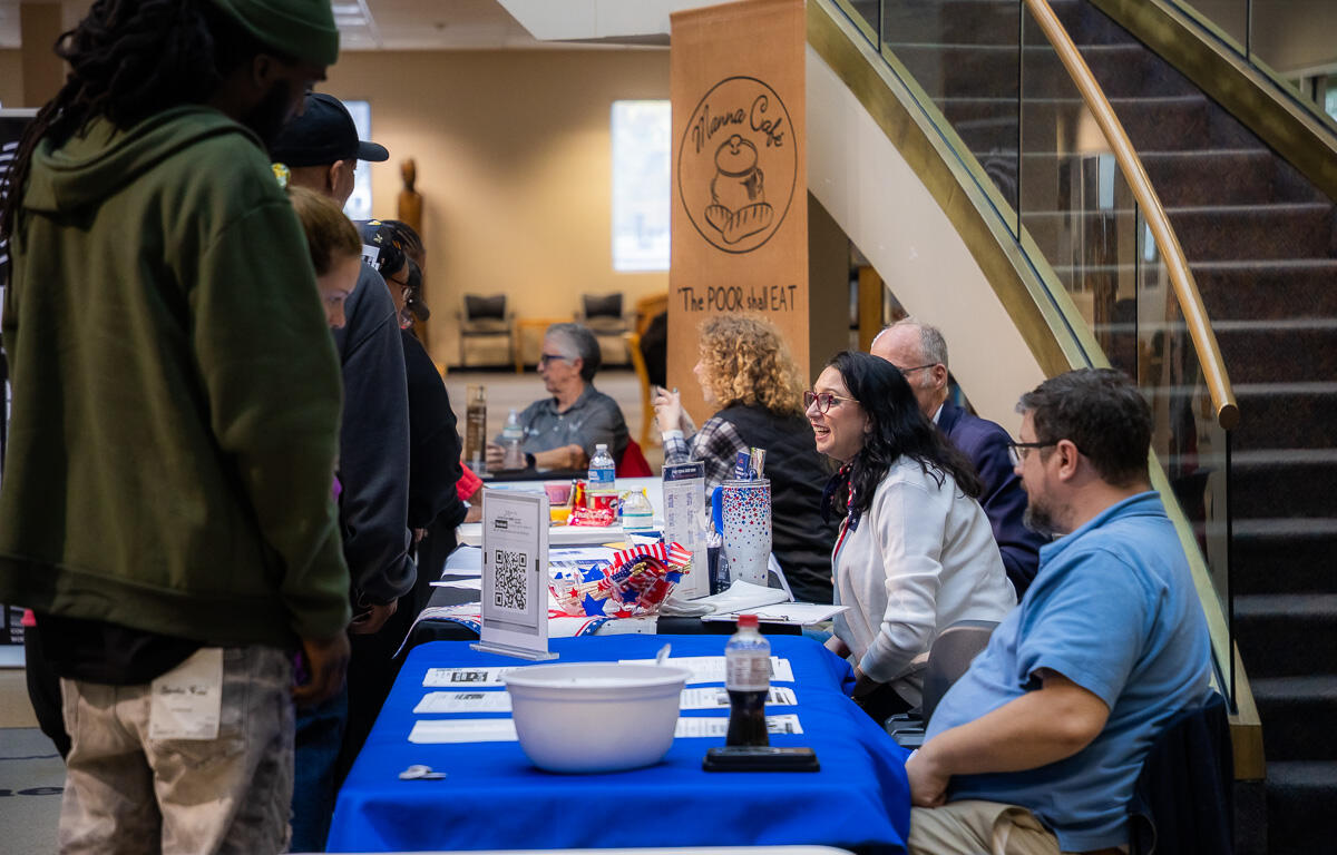 Emergency Resource Fair at the Montgomery County Library on November 7, 2025. (Wesley Irvin)