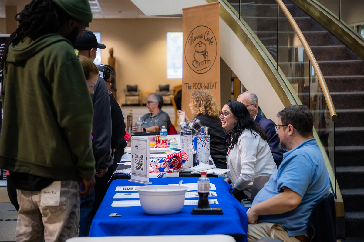 Emergency Resource Fair at the Montgomery County Library on November 7, 2025. (Wesley Irvin)