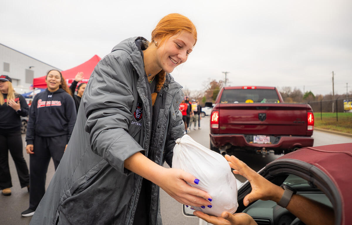 8th annual Turkeys for Troops at AJAX Distributing Center on November 22, 2025. (Wesley Irvin)