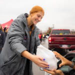 8th annual Turkeys for Troops at AJAX Distributing Center on November 22, 2025. (Wesley Irvin)