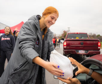 8th annual Turkeys for Troops at AJAX Distributing Center on November 22, 2025. (Wesley Irvin)