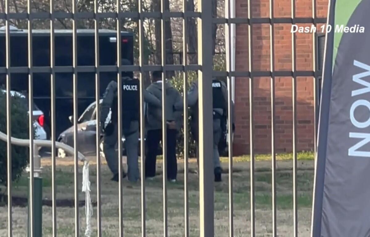 Clarksville Police respond to a barricade situation on South Lancaster Road on Dec. 3, 2025. (Dash 10 Media)