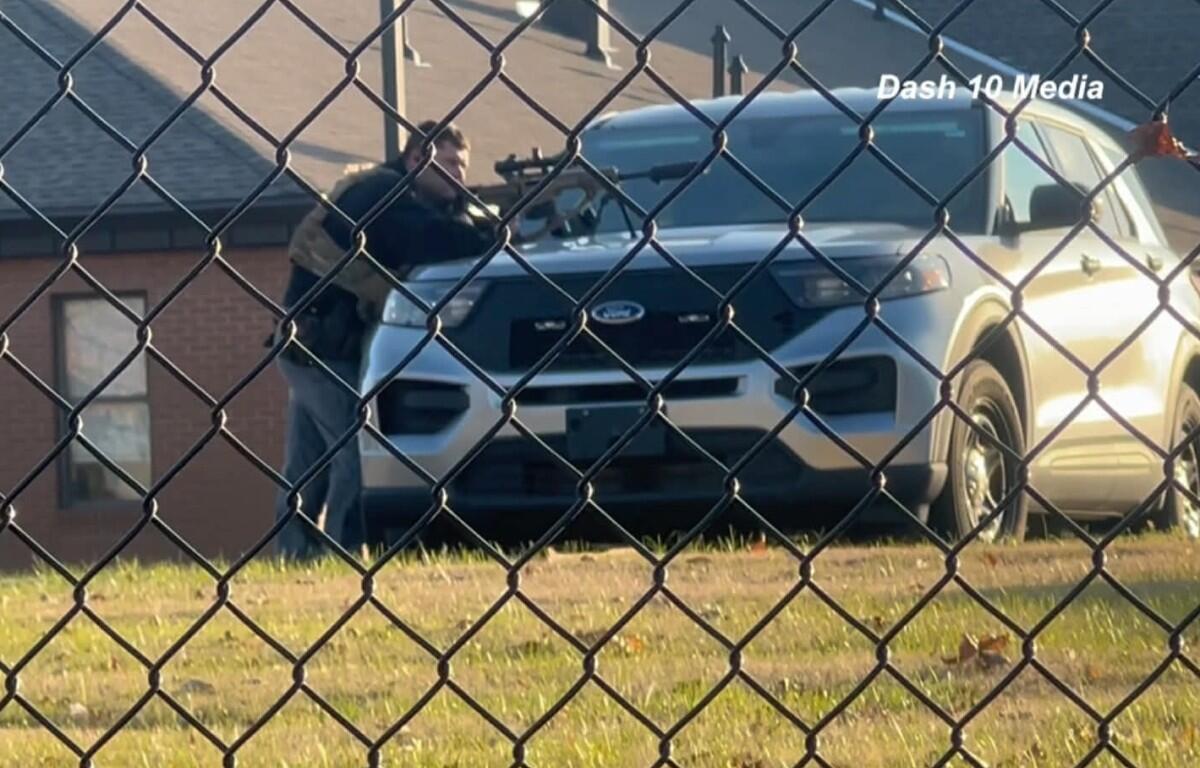 Clarksville Police respond to a barricade situation on South Lancaster Road on Dec. 3, 2025. (Dash 10 Media)