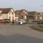 Clarksville Police respond to a shooting on Chinook Circle on Dec. 13, 2025. (Enrique Hernandez, Dash 10 Media)