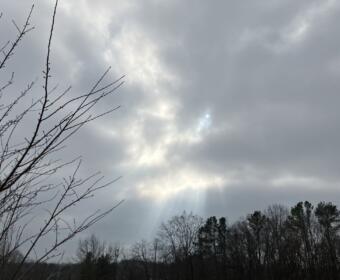Cloudy skies during winter, on Dec. 5, 2025. (Chris Smith)