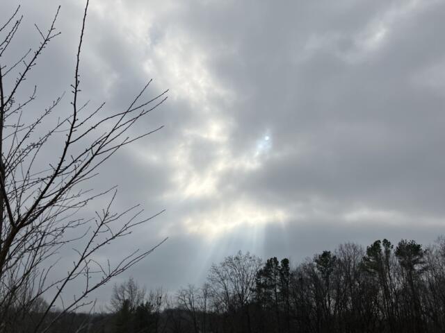 Cloudy skies during winter, on Dec. 5, 2025. (Chris Smith)