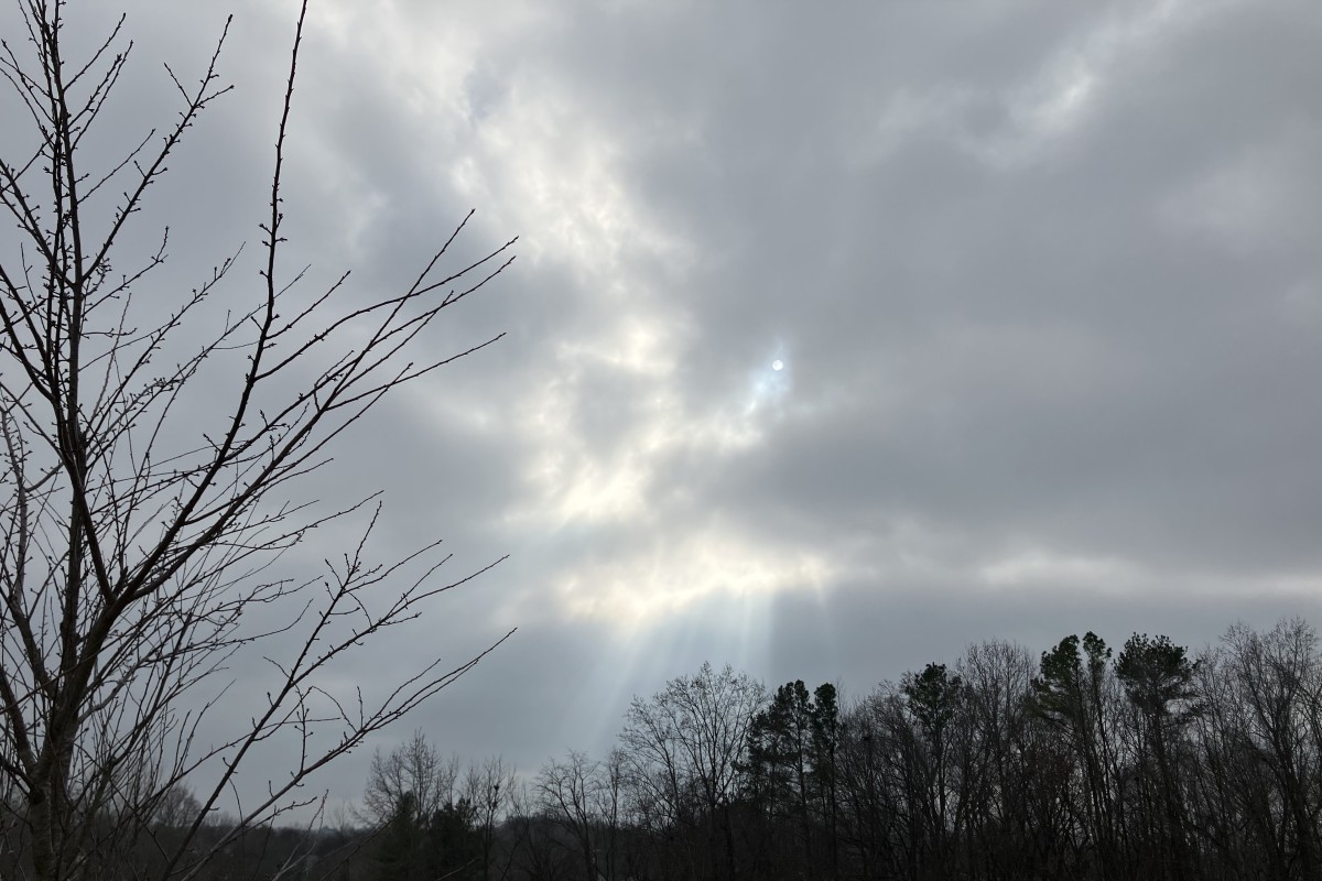 Cloudy skies during winter, on Dec. 5, 2025. (Chris Smith)