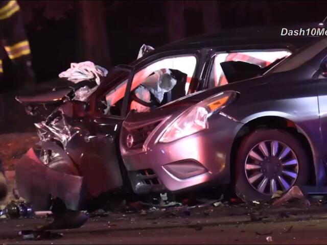 Multiple cars crashed on Dover Road on Dec. 5, 2025. (Dash 10 Media)