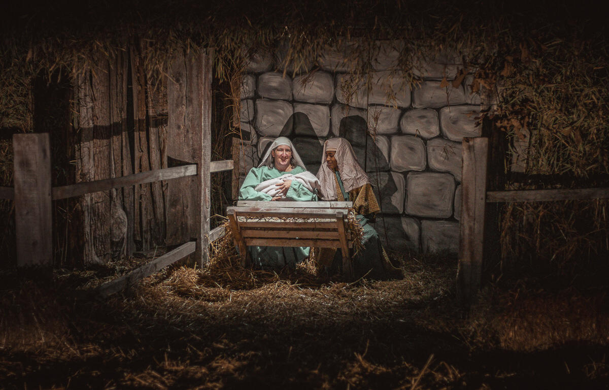 Drive Thru Nativity at Clarksville Grace Church of the Nazarene on December 13, 2025. (Wesley Irvin)